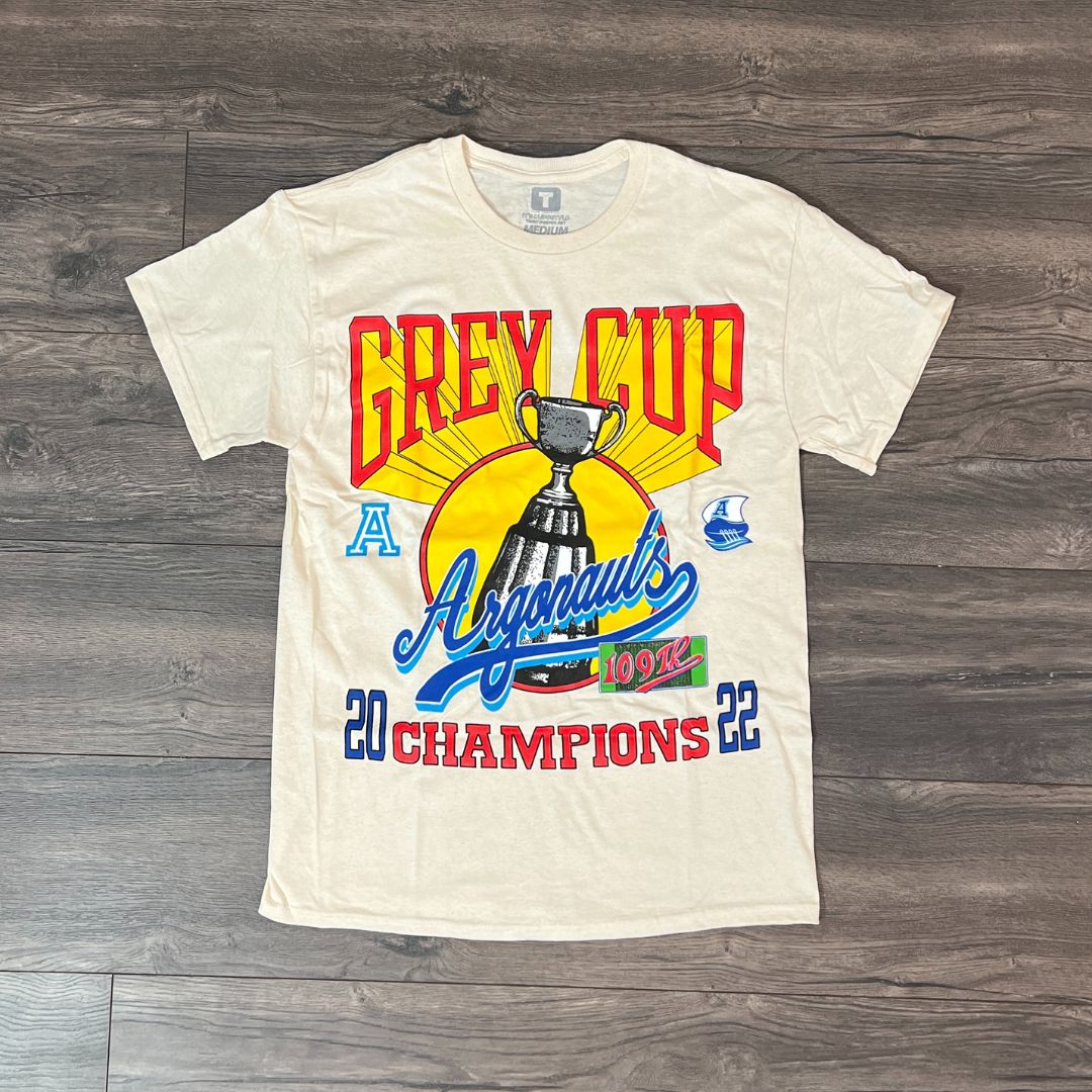 Grey Cup Champions Tee - Cream